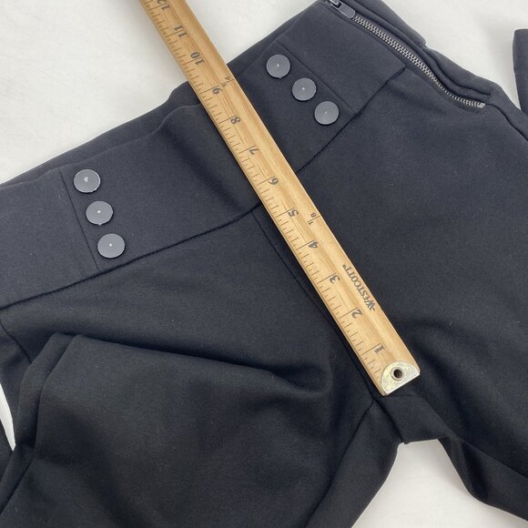 ZARA TRAFALUC Size M Black Stretch Rayon Ponte Knit Legging Collection Pant - Picture 4 of 11